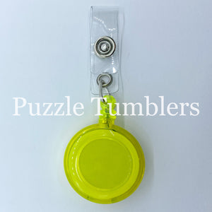 Badge Reels CLEAR Colors - $0.85/Each