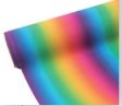 RAINBOW GLITTER (STRIPE) VINYL 12" x 5' ROLL