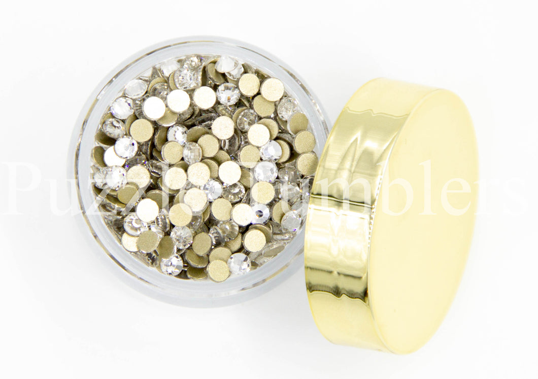 NEW Clear - Gold Back - Rhinestones AB/Clear Glass Crystal Stones (NON-Hot Fix) SS16