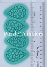 Load image into Gallery viewer, CUSTOM MOLD:  &#39;DOUBLE LEOPARD PRINT EARRINGS&#39; Mold *May have a 14 Day Shipping Delay (D14)