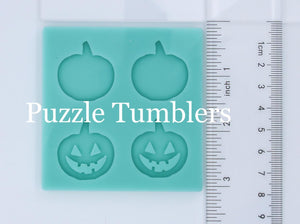 CUSTOM MOLD: Pumpkin Earring Mold *May have a 14 Day Shipping Delay (D37)