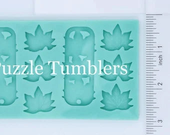 CUSTOM MOLD: Custom Layered Leaf Earring Mold *May have a 14 Day Shipping Delay (D51)