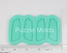 Load image into Gallery viewer, CUSTOM MOLD:  &#39;DOUBLE ABSTRACT EARRINGS&#39; Mold *May have a 14 Day Shipping Delay (D13)
