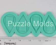 Load image into Gallery viewer, CUSTOM MOLD: DOUBLE NEW MEXICO DROP EARRING Mold *May have a 14 Day Shipping Delay (D5)