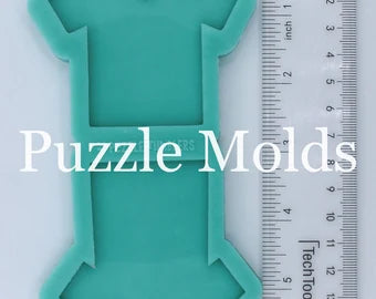 CUSTOM MOLD:  'DOUBLE TSHIRT' Keychain Mold *May have a 14 Day Shipping Delay (K33)