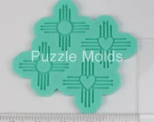 Load image into Gallery viewer, CUSTOM MOLD: DOUBLE ZIA CRISS CROSS EARRING MOLD  *MAY TAKE UP TO 14 DAYS TO SHIP (D25)