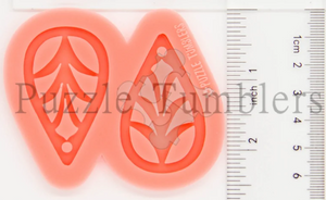 CUSTOM MOLD: LEAF EARRING *May have a 7-10 Day Shipping Delay (E100)
