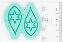 Load image into Gallery viewer, CUSTOM MOLD: OPEN STAR EARRING *May have up to a 14 Day Shipping Delay (E136)