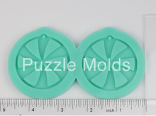 Load image into Gallery viewer, CUSTOM MOLD: PEPPERMINT EARRING *May have a 7-10 Day Shipping Delay (E153)