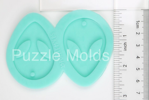 CUSTOM MOLD: ALIEN DROP EARRING *May have a 7-10 Day Shipping Delay (E156)