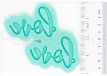 Load image into Gallery viewer, CUSTOM MOLD: LOVE WITH HOLE EARRING *May have a 7-10 Day Shipping Delay (E157)