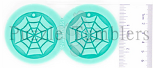 Load image into Gallery viewer, CUSTOM MOLD: SPIDER WEB EARRING *May have a 7-10 Day Shipping Delay (E159)