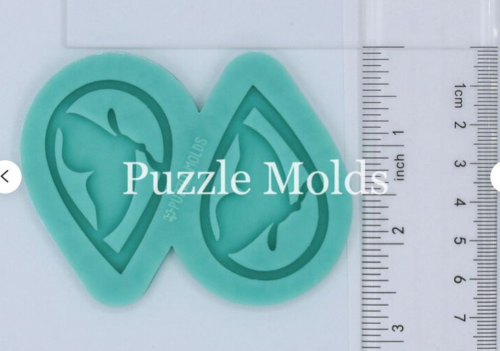 CUSTOM MOLD: BUTTERFLY EARRING *May have a 7-10 Day Shipping Delay (E168)