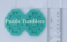 Load image into Gallery viewer, CUSTOM MOLD: SOUTHWEST AZTEK DROP EARRING *May have a 7-10 Day Shipping Delay (E178)