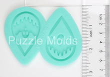 Load image into Gallery viewer, CUSTOM MOLD: FLYING GHOST EARRING *May have a 7-10 Day Shipping Delay (E185)