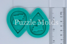 Load image into Gallery viewer, CUSTOM MOLD: LOUISIANA DROP EARRING *May have a 7-10 Day Shipping Delay (E203)