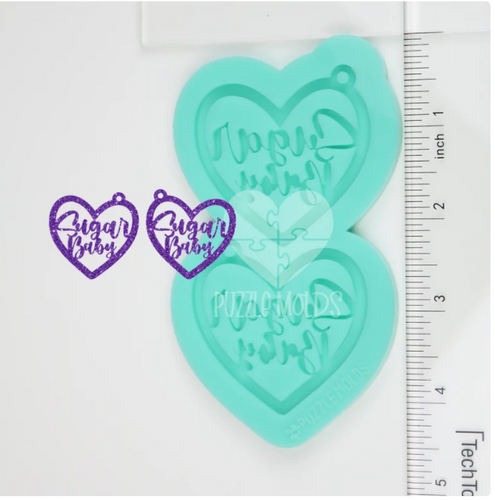 CUSTOM MOLD: SMALL SUGAR BABY EARRING *May have a 7-10 Day Shipping Delay (E217)