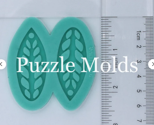 CUSTOM MOLD LEAF EARRING *May have a 7-10 Day Shipping Delay (E222)