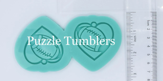 CUSTOM MOLD: Football Shape Earrings Mold  *May have a 14 Day Shipping Delay (E283)