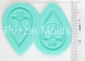 CUSTOM MOLD: SKULL DROP Earring *May have a 7-10 Day Shipping Delay (E32)