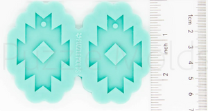 CUSTOM MOLD: SOUTHWEST AZTEK Earring *May have a 7-10 Day Shipping Delay (E38)