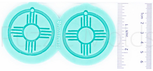 CUSTOM MOLD: ZIA HOOP Earring *May have a 7-10 Day Shipping Delay (E39)