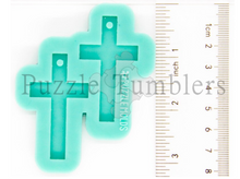 Load image into Gallery viewer, CUSTOM MOLD: CROSS EARRING *May have a 7-10 Day Shipping Delay (E73)