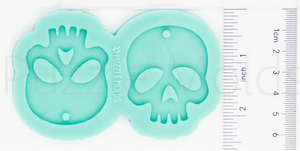 CUSTOM MOLD: SKULL EARRING *May have up to a 14 Day Shipping Delay (E80)