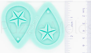 CUSTOM MOLD: "STAR DROP" Earring Mold *May have a 14 Day Shipping Delay (E9)