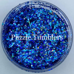 EGYPTIAN BLUE - HOLOGRAPHIC MEDIUM GLITTER