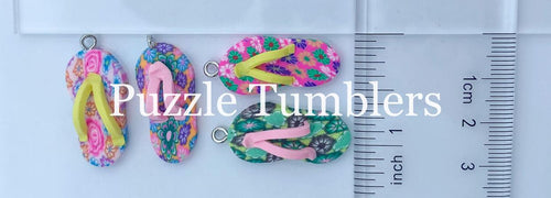 FLIP FLOPS (4 PACK) - POLYMER CLAY