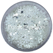 Load image into Gallery viewer, FLURRIES - SNOWFLAKE CHUNKY MIX GLITTER