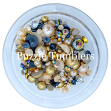 Load image into Gallery viewer, Rainbow Pearl &amp; Rhinestone Mix - Pearl, Gold, Black, Crystal