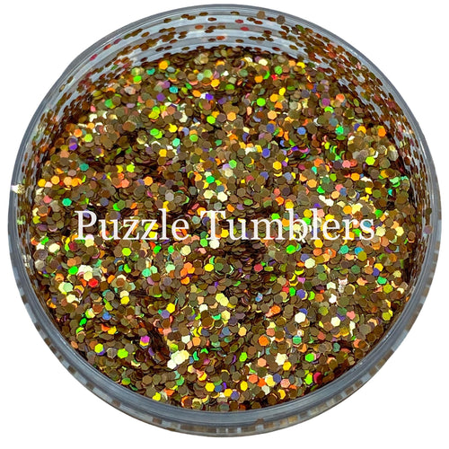 GOLD RUSH - MEDIUM HOLOGRAPHIC GLITTER