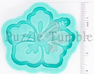 CUSTOM MOLD: Hibiscus Flower Coaster *May have a 14 Day Shipping Delay (C1)