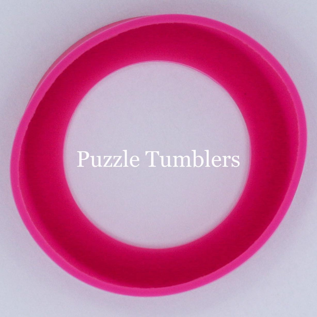HOT PINK Cup Bumper - 12OZ SUBLIMATION STRAIGHT SIPPY ONLY
