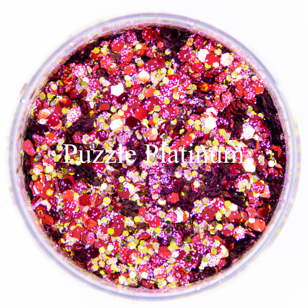 PLATINUM GLITTER - HUGS & KISSES