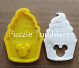NEW ICE CREAM CUPCAKE WITH MOUSE PHONE GRIP MOLD