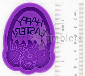 NEW - HAPPY EASTER EGG - PURPLE MOLD