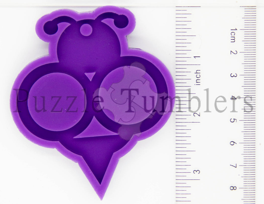 NEW - BEE Defense Key Chain - Purple MOLD