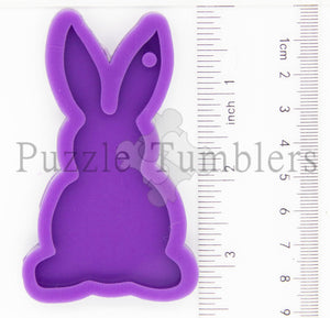 NEW - BUNNY WITH STRAIGHT EARS - PURPLE MOLD