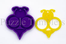 Load image into Gallery viewer, NEW - BEE Defense Key Chain - Purple MOLD