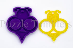 NEW - BEE Defense Key Chain - Purple MOLD