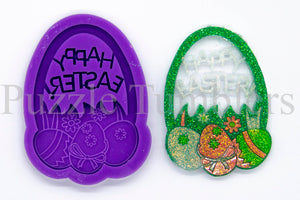 NEW - HAPPY EASTER EGG - PURPLE MOLD
