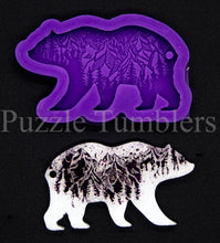 Load image into Gallery viewer, NEW - MAMA BEAR WITH MOUNTAINS - PURPLE MOLD