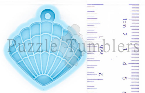 NEW - SHELL KEYCHAIN MOLD - BLUE Mold