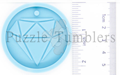 NEW - DIAMOND KEYCHAIN MOLD - BLUE Mold