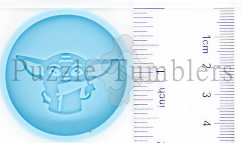 NEW- LITTLE CHILD Badge Reel or Phone Grip - BLUE Mold