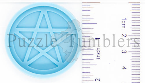 NEW- STAR Badge Reel or Phone Grip - BLUE Mold