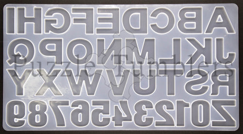 REVERSE ALPHABET MOLD CLEAR